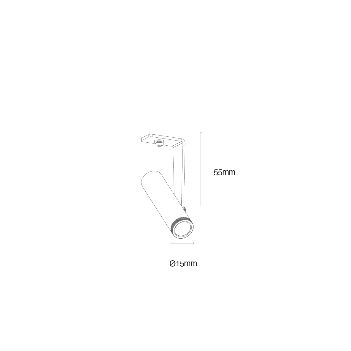 MINI SPOT ANGLE - 2W - 2700K / 30º